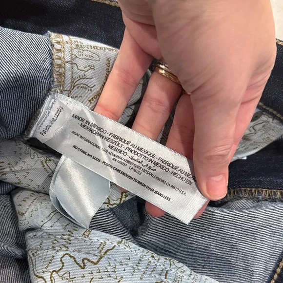 Ariat Men's Indigo Straight Leg Jeans 38x34 - Picture 7 of 7